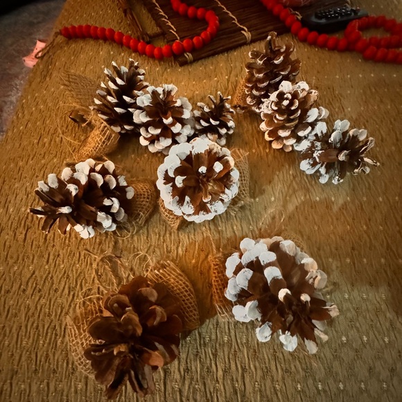 Handmade pine cones Christmas Ornaments - Picture 4 of 7
